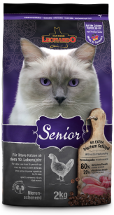 LEONARDO Senior sucha karma dla starszych kotów