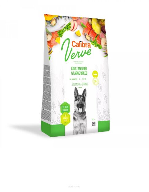 Calibra Dog Verve GF Adult M&L Salmon&Herring