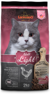 LEONARDO Adult Light karma dla dorosłych kotów z nadwagą
